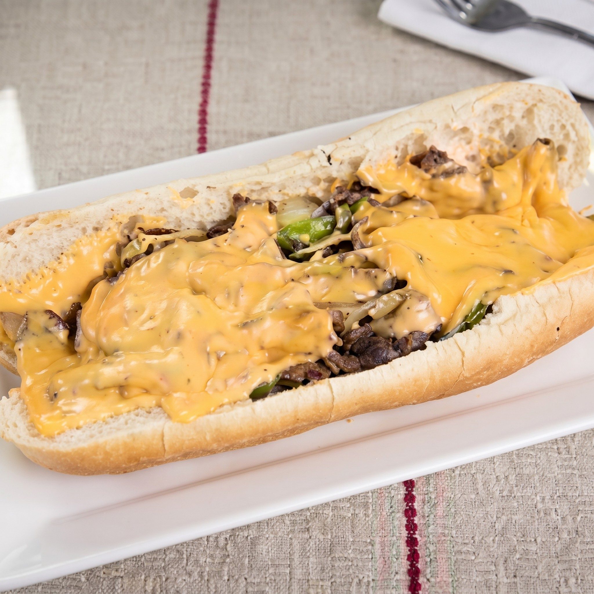 Carne Y Queso Sandwich.