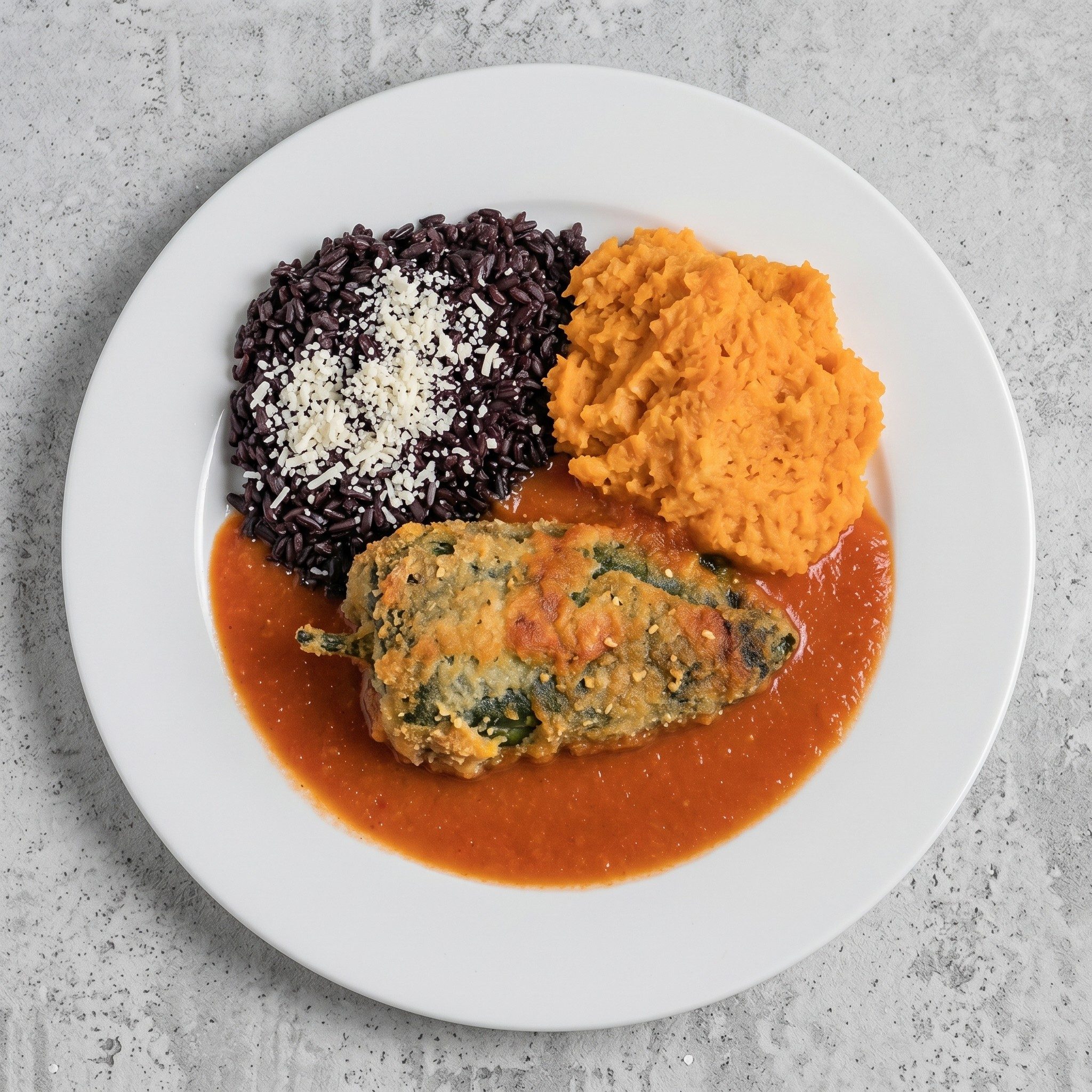 45. Chiles Rellenos De Pollo.