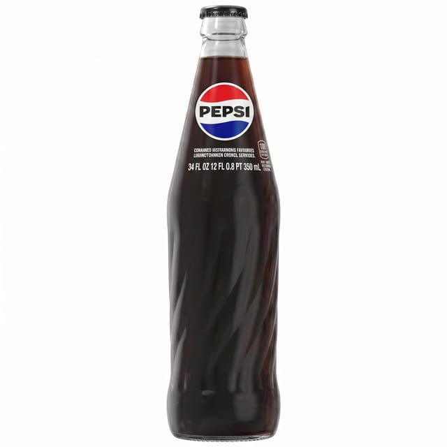 Glass Bottle Pepsi.